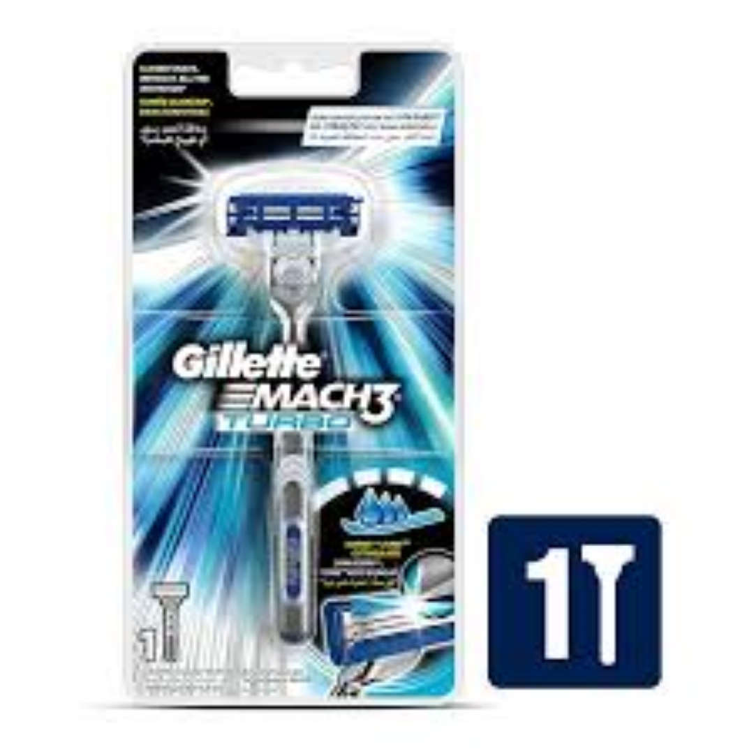 GILLETTE MACH 3 TURBO RAZORS 1UP